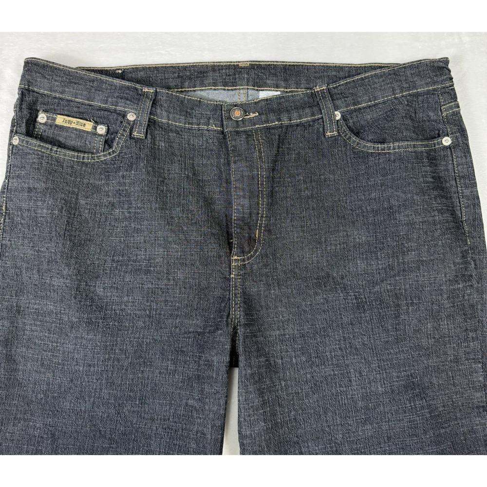 Vintage Judy Blue‎ Jeans Womens Dark Wash Bootcut Made in the USA Stretch Rare